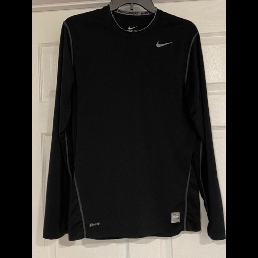 Nike pro combat dri-fit fitted long sleeve.